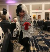 Cruella de Vil,, otherwise known as Alana