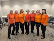 Our orange "Sunshine" women