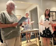 Ilona, Beth and Wendy preside over Installation Ceremony